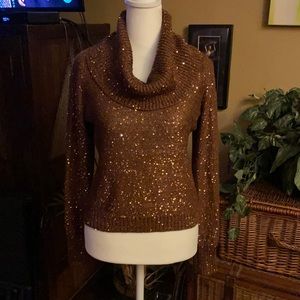 I.N.C International Concepts Bronze Sweater Sz M
